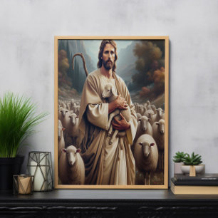Jesus skyddar hans älskade får poster