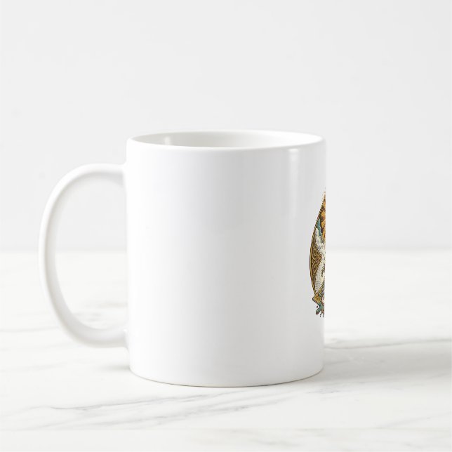 Jesus släppte födelsedagstårta med ansiktet neråt  kaffemugg (Vänster)