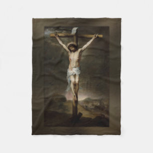 Jesus Small Crucifixion Fleecefilt