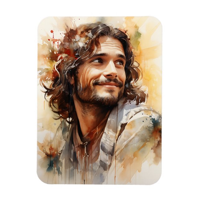 Jesus Smiling Magnet (Vertikal)