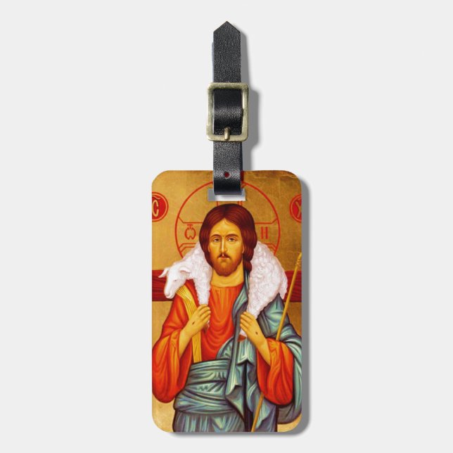 Jesus Sökare på Borttappad får Bagagebricka (Vertikal Framsida)