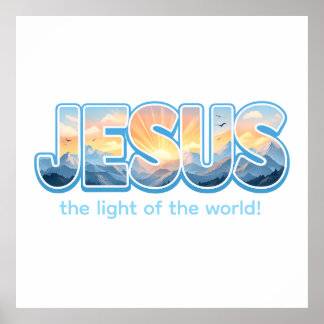 Jesus soluppgång poster