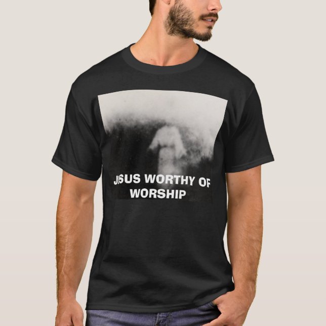 JESUS SOM ÄR VÄRDIG AV DYRKAN TEE SHIRT (Framsida)