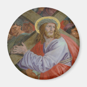 Jesus som bär Kor Magnet