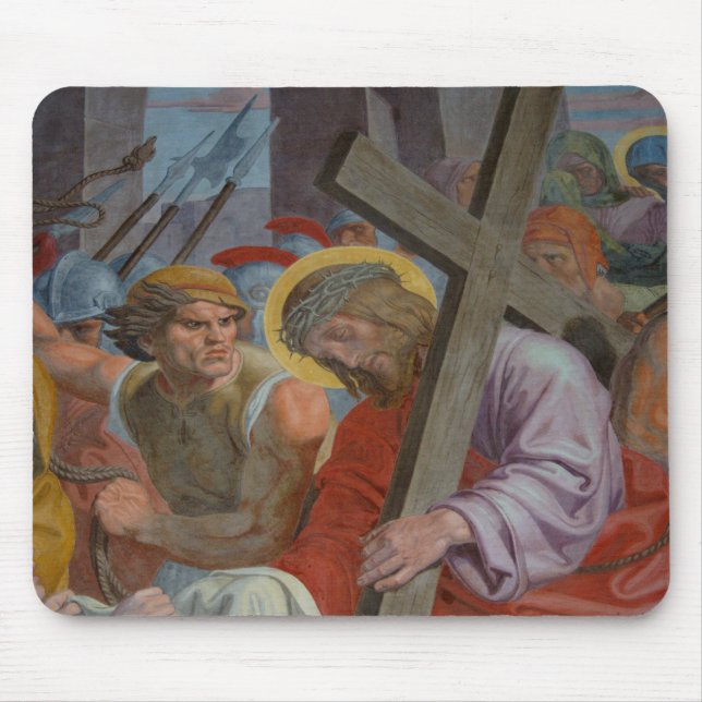 Jesus som bär Kor Musmatta (Framsidan)