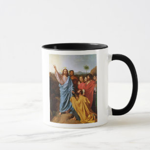 Jesus som går nycklarna tillbaka till St Peter, Mugg