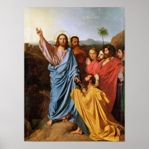 Jesus som går nycklarna tillbaka till St Peter, Poster