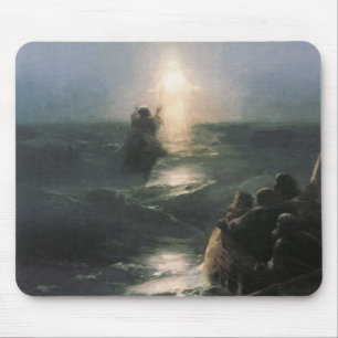 Jesus som går på vatten, Ivan Aivazovsky målnin Musmatta