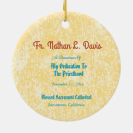 Jesus som håller upp Eukarist (SNV 050) Julgransprydnad Keramik