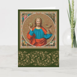 Jesus som håller upp Eukarist (SNV 050) Kort