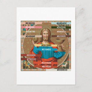 Jesus som håller upp Eukarist (SNV 050) Vykort
