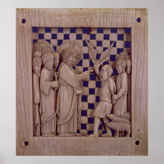 Jesus som kör ut ren själ, lättnad poster (Framsidan)