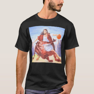 Jesus som korsar upp Djävulen, den berömda kristna T Shirt