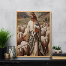 Jesus som leder hans faithful Flock