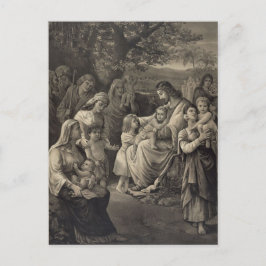 Jesus som välsignar vykortet vykort