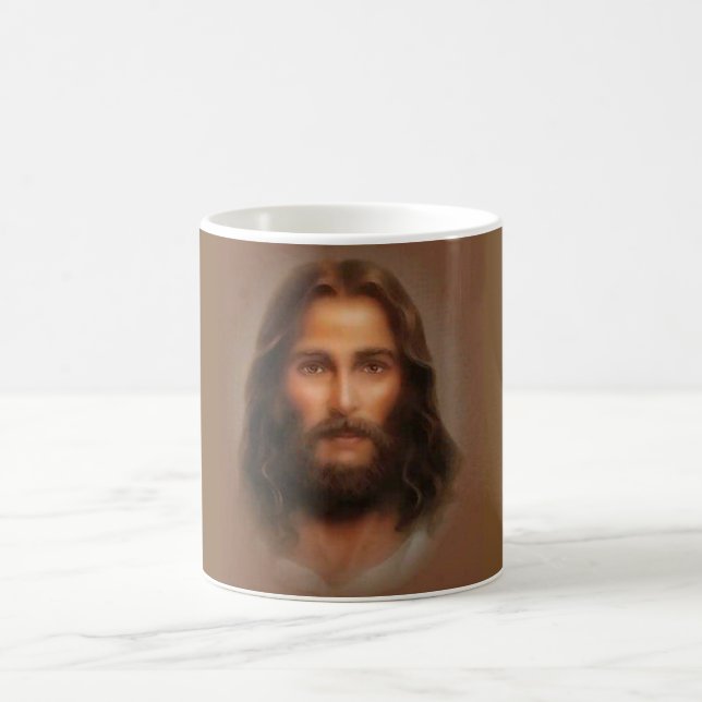 Jesus sonen av gudvit mugg för 11 uns klassikervit (Center)