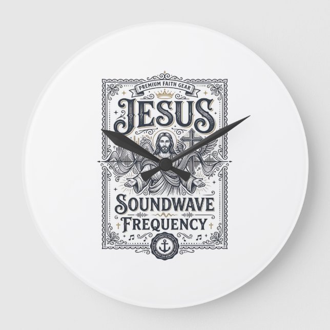 Jesus Soundwave Frekvens Jesus Soundwave Frekvens Stor Klocka (Framsida)