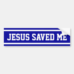 Jesus sparade mig bildekal