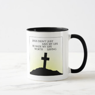 Jesus sparade mitt liv mugg