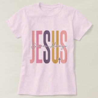 Jesus sparar alltid t shirt