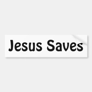 Jesus sparar bildekal