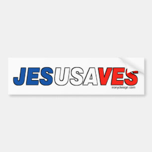 Jesus sparar bildekal