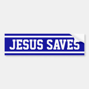Jesus sparar bildekal