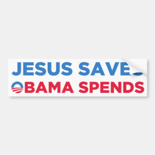 Jesus sparar bildekal