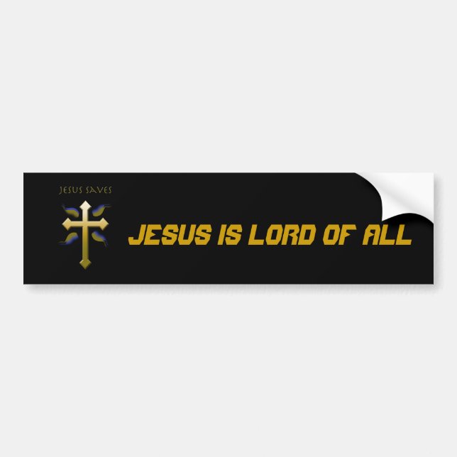 Jesus sparar bildekal (Framsidan)