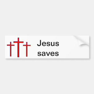 Jesus sparar bildekalet bildekal