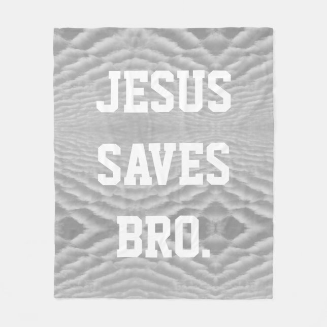 Jesus sparar Bro. Fleecefilt (Framsidan)