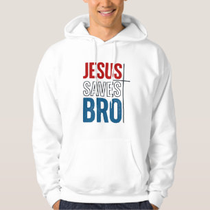 Jesus Sparar Bro Kristna Typografi T-Shirt Design Hoodie