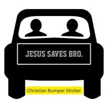 Jesus sparar Bro. Svart