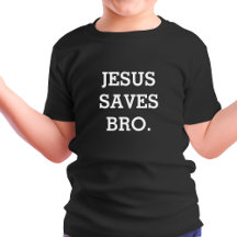 Jesus sparar Bro. Svart