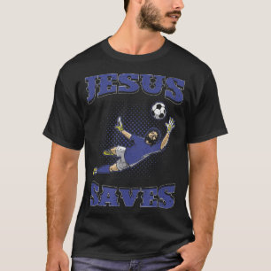 Jesus Sparar fotboll T Shirt