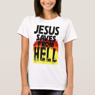Jesus sparar från helvetet till skjortan2569 t shirt