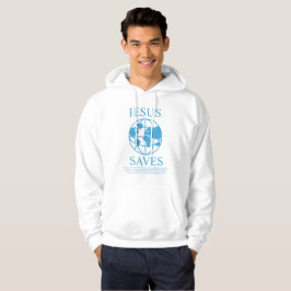 Jesus sparar grafik hoodie