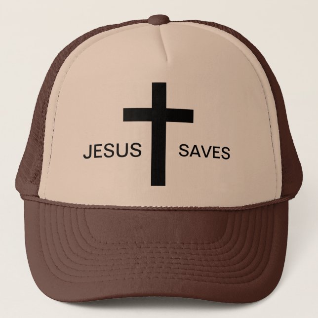 Jesus sparar hatten keps (Framsida)