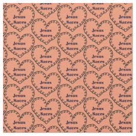 Jesus Sparar hjärta Tyg