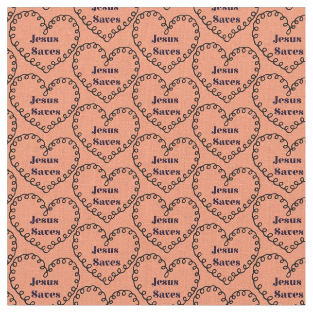 Jesus Sparar hjärta Tyg (Närbild)