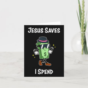 Jesus Sparar i Spend Shirt Funny Christian Tee Coo Kort