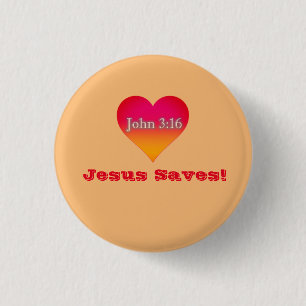 Jesus sparar! knapp