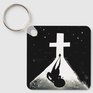 Jesus sparar kor bible verse Keychain Nyckelring