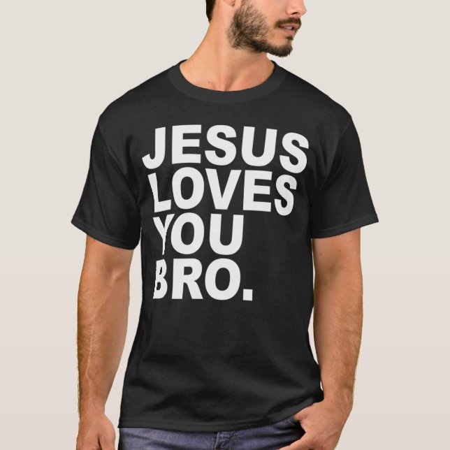 Jesus sparar Kor subtle Christian Minimal Religio T Shirt (Framsida)