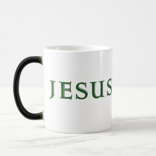 Jesus sparar magisk mugg