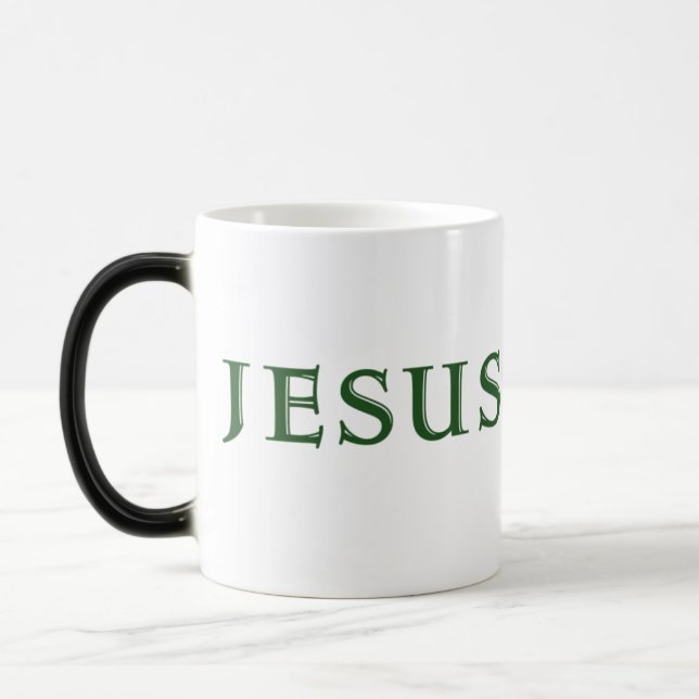 Jesus sparar magisk mugg (Vänster)