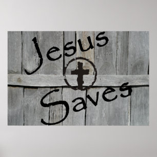 Jesus sparar poster