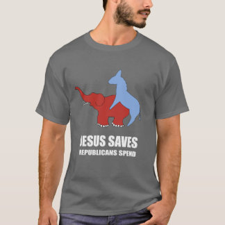 Jesus sparar. Republikaner spenderar Tee