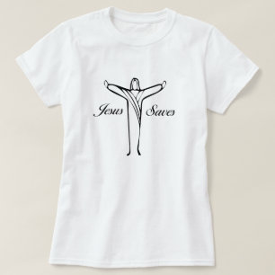 Jesus sparar t-shirt