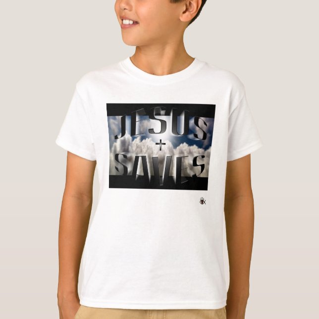 Jesus sparar t-shirt (Framsida)